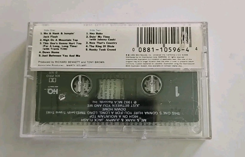 Marty Stuart - This One's Gonna Hurt You Cassette SEALED Hype MCA Cutout VTG - Image 3 of 4