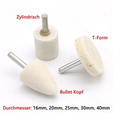 16-40mm Schleifstifte Schleifer Schleifstein 6mm Schaft Für Dremel Bohrmaschine