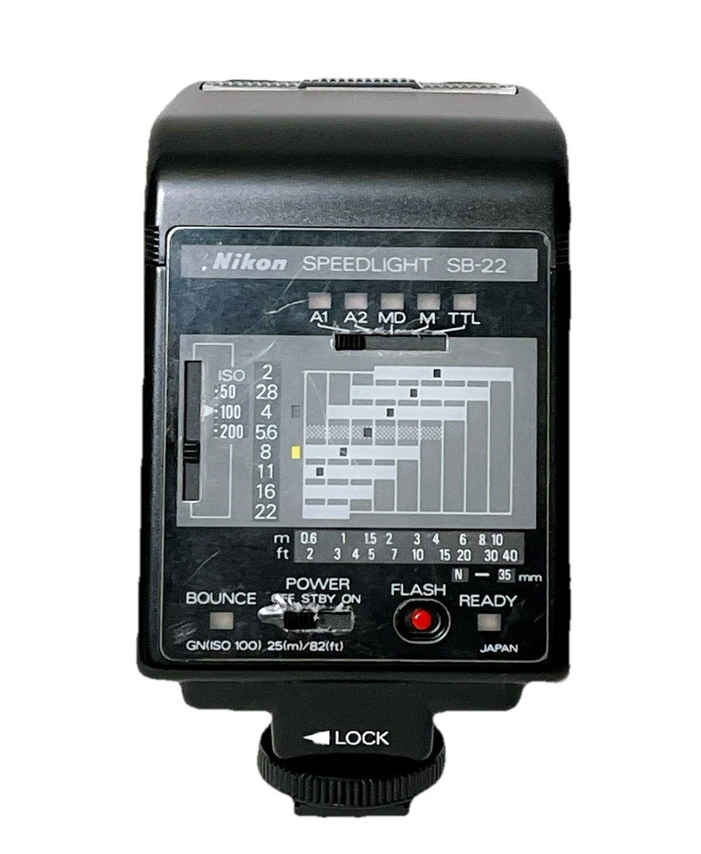 [Tested] Nikon Speedlight SB-22 Flash Gun with Case Genuine Japan Accessory - Image 4 of 4