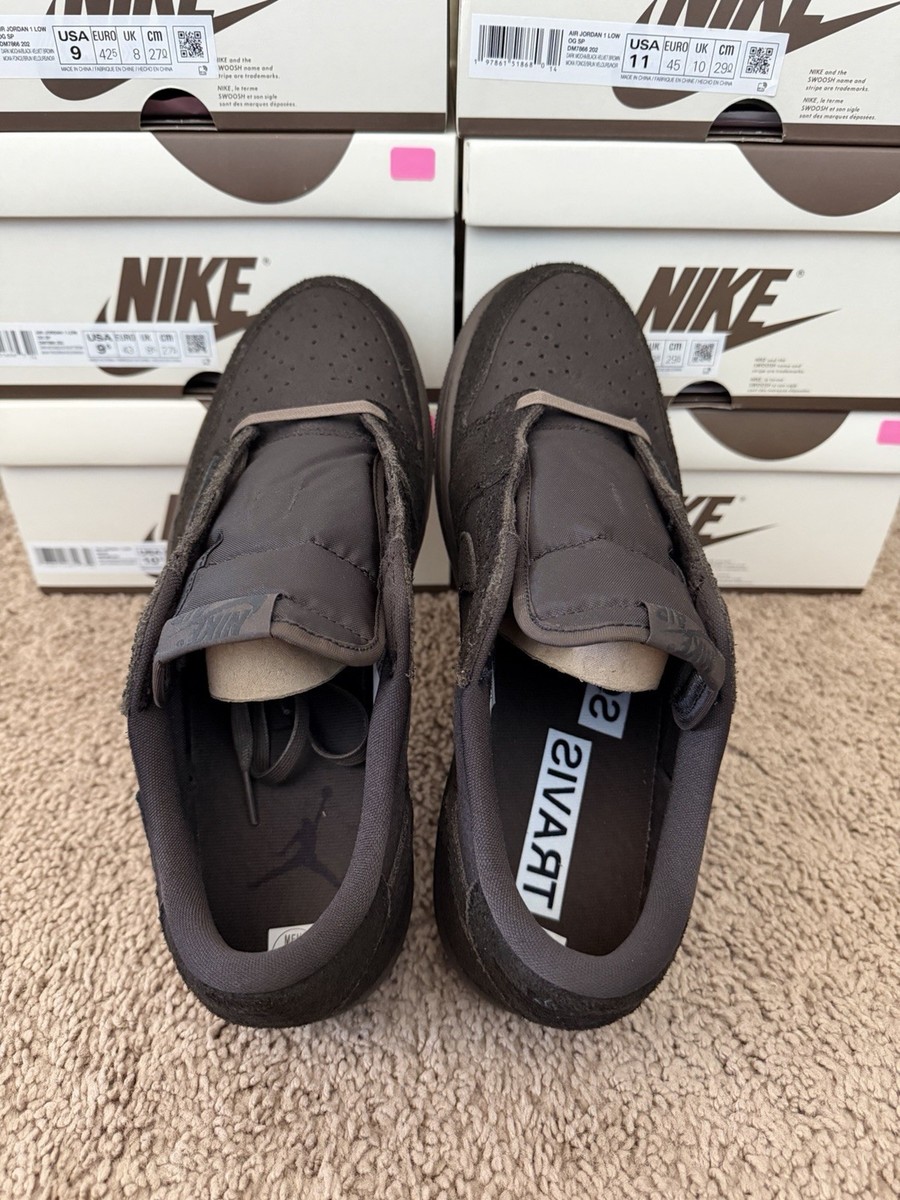 Nike x Travis Jordan 1 Low “Velvet Brown” Mocha (Size 10.5) BRAND