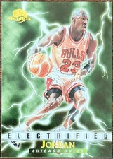 1995-96 Skybox Premium - Electrified Michael Jordan #278 Chicago Bulls HOF RARE