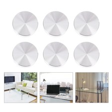 6Pcs Aluminum Disc Glass Table Tops Adapter Corrosion Resistant