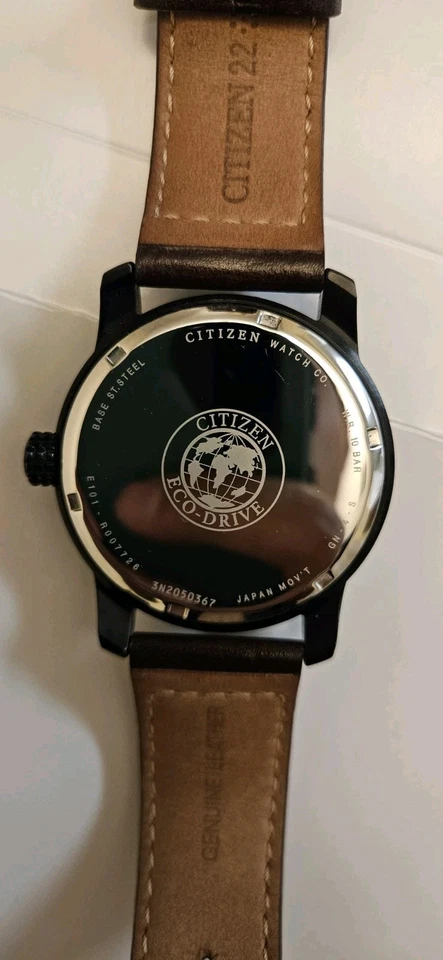 Мужские полевые часы Citizen Eco-Drive Weekender Garrison черные IP нержавеющая сталь - Изображение 3 из 4