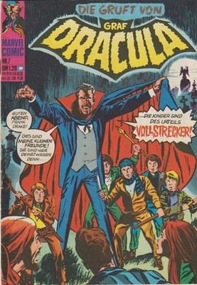 Die Gruft von Graf DRACULA  Marvel Comic Nr. 7