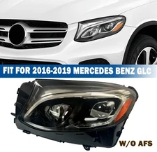 LH LED Headlight Assembly For 2016-2019 Mercedes GLC Basic Bulbs Plug & Play