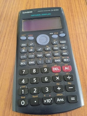 **Casio Scientific Calculator   Pre-Owned Used   Poor Condition   For Parts/Repa