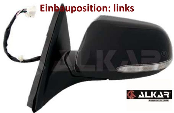 Alkar 6139410 AußEnspiegel Links Spiegel AußEn FüR Honda-image
