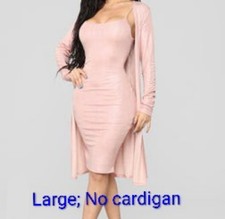 Fashion Nova Pink Mini Dress Large