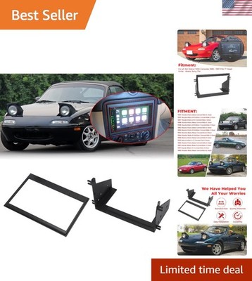 Mazda Miata NA Dual DIN Head Unit Bezel & Frame for 7'' Radio (Atoto, Sony)