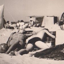 Handsome Shirtless Young Man Reclining Soft Heat Relaxed Body Vintage Photo Gay