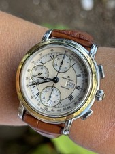 Maurice Lacroix Masterpiece MP6318 Chronograph Automatic Mens 40mm Gold & Steel