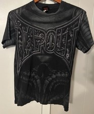 Tapout Skulls Teeth Graphic T-Shirt Men’s Size Small S Vintage Y2K 