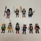 PLAYMOBIL LOT Of 10 Figures Mixed ( 4x Pirates Glowing In Dark ) vintage 90-20s