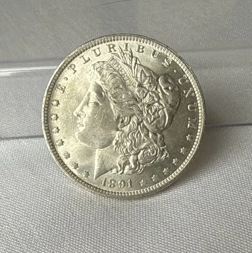 1891 -O New Orleans US Mint Morgan SILVER Dollar Beautiful! BU MS