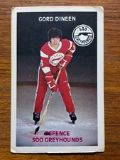 1981-82 Soo Greyhounds Gord Dineen #6 Minor League OHL Card READ DESC.