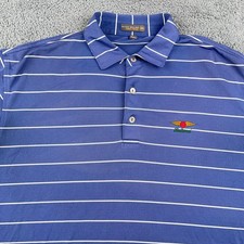 Peter Millar Shirt Mens Large Summer Comfort Baltusrol Golf Striped Performance