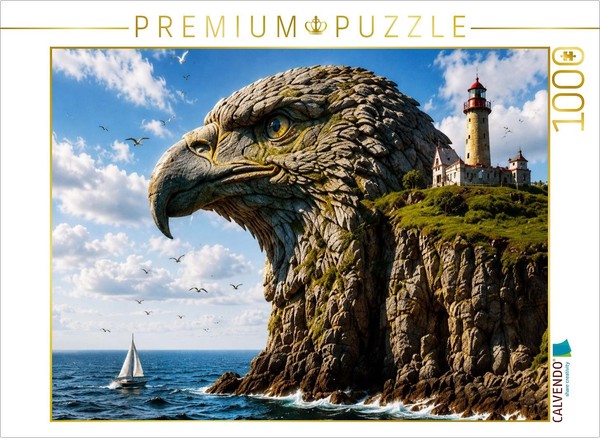 Calvendo Puzzle The Eye Of The Eagle | 1000 Pieces, Finished Size 25.2 × 18.9 In-image