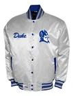 Duke Blue Devils Franchise Club Satin Full-Snap Jacket - White