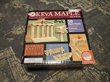 MindWare KEVA Maple 50 Piece Wood Plank Set C...