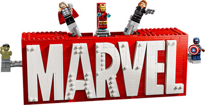 LEGO 76313 Super Heroes MARVEL Logo & Minifigure NEU & OVP
