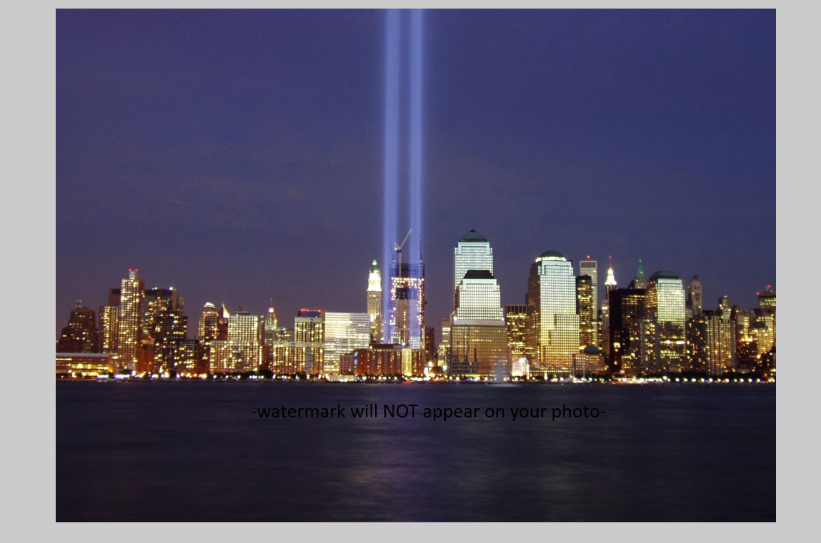 World Trade Center Memorial PHOTO September 11 9/11 Tower Attack New York City