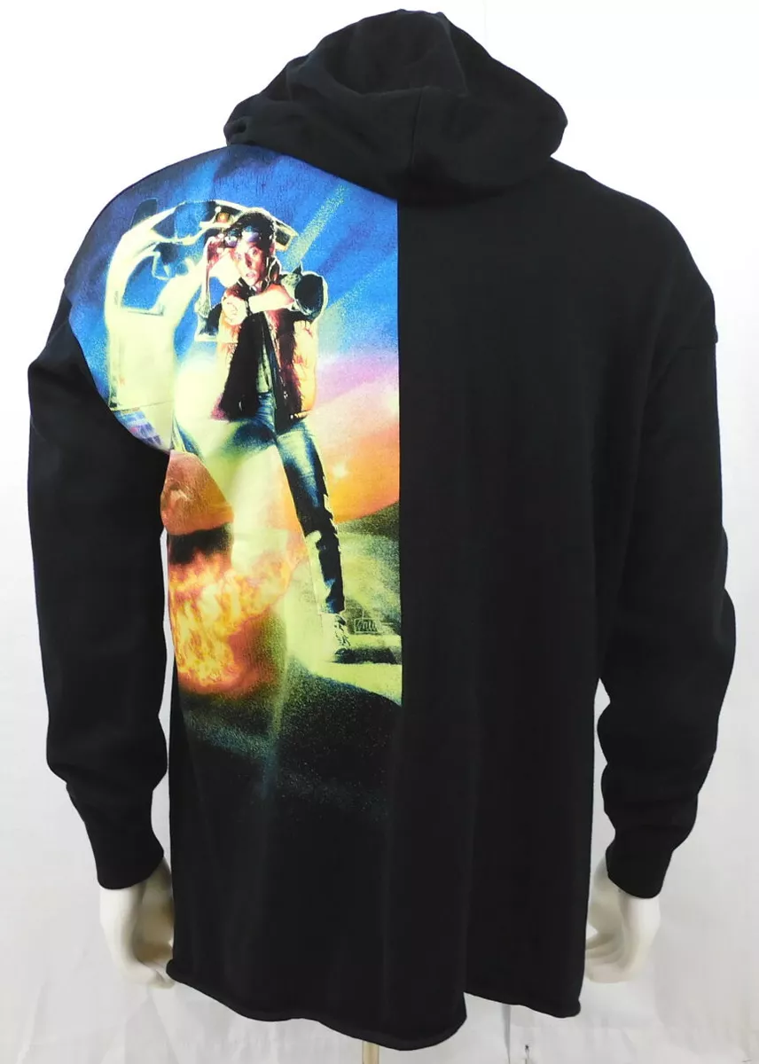 Zara Back to the Future Men s Hoodie Sweater Marty Delorean
