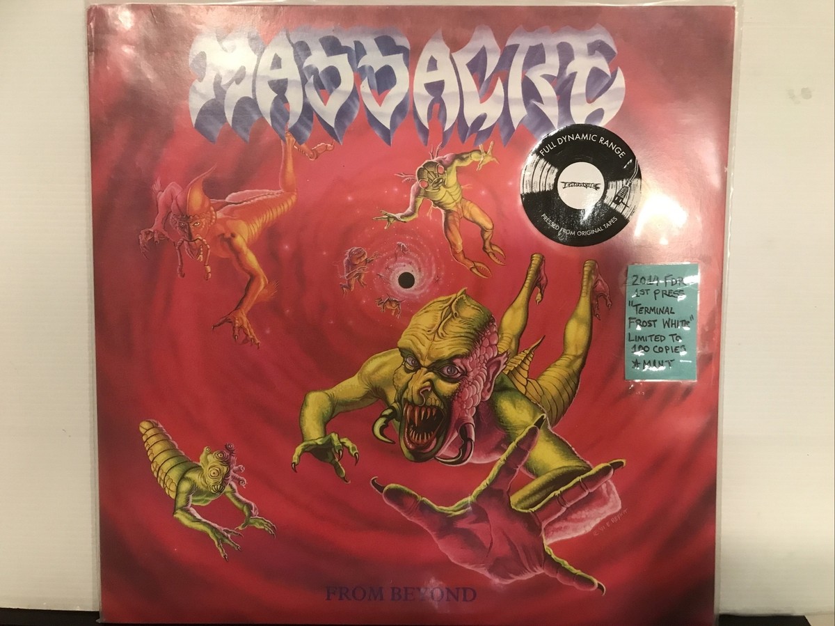 Massacre – From Beyond LP 2014 Earache MOSH027FDR NM White Vinyl