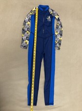 Dive  Sail Large One Piece Rashguard Sun Protection Swimsuit Boys Blue