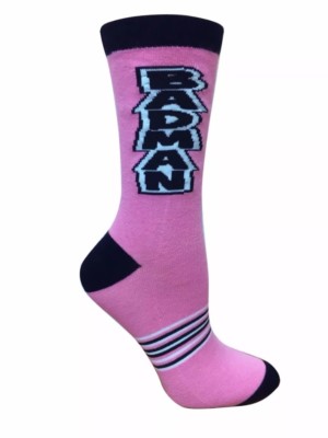 Calze Anime Dragon Ball Z Vegeta Badman – Unisex, Colore Rosa, Taglia Unica