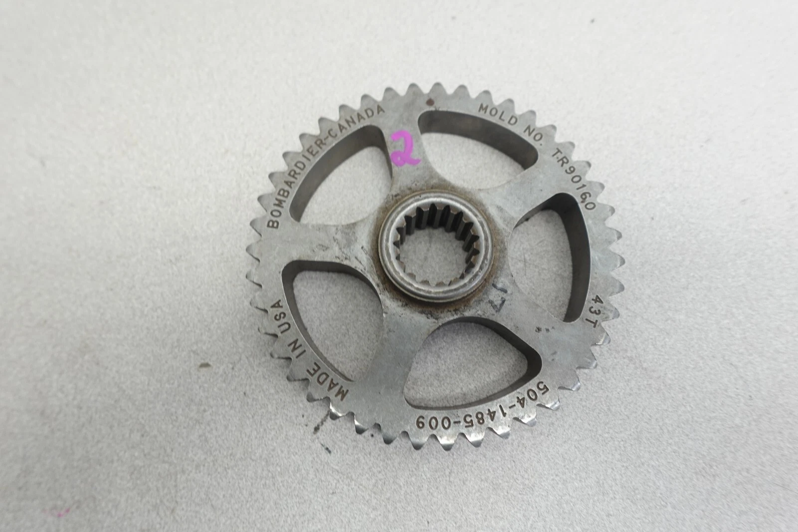 43T Tooth Bombardier Ski-Doo Chaincase Sprocket Gear 504-1485-009 MXZ Summit