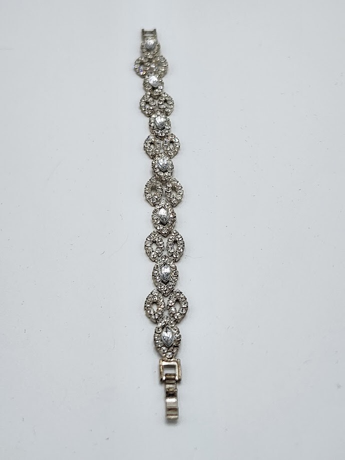 Beautiful Rhinestone Statement Bracelet - image 6