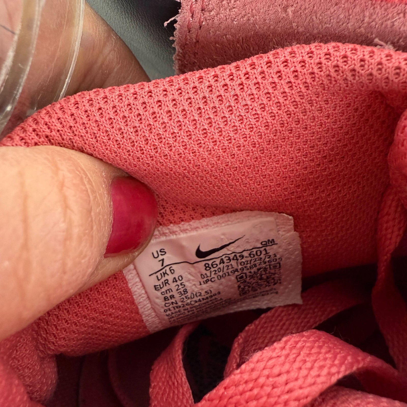 Nike SB Zoom Blazer Mid Sneakers Mens 7 Pink Suede Lace Up Mid Top Running Shoes thumbnail 10