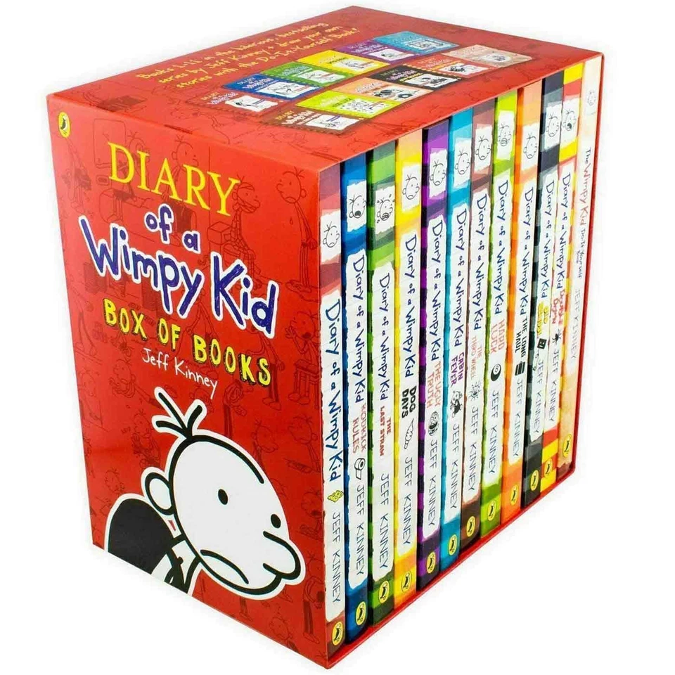Diary of a Wimpy Kid Classic Reading Collection by Jeff Kinney- 12 Books Box Set - Image 4 of 4