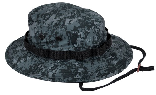 Camo Booniehat Boonie Digital Navy Blue 