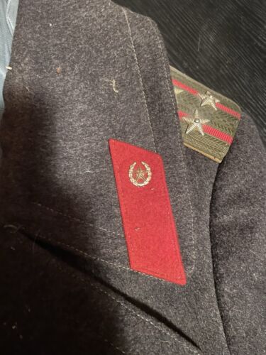 DEFEKT Uniform Abzeichen Rarität Sowjetunion Mantel Wollmantel Ukraine Armee - Bild 4 von 7