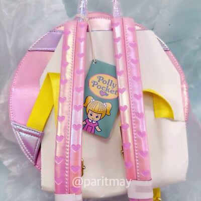 Loungefly Polly Pocket Compact Playset Figural Mini Backpack  display picture 1