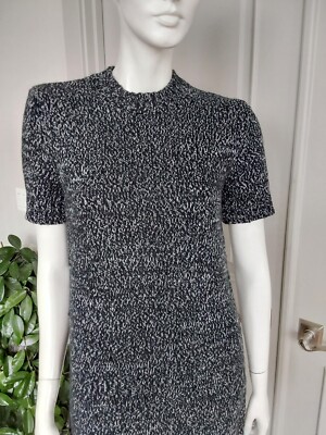 Zara knitted short sleeve mini pencil sweater- dress sz S NWT | eBay