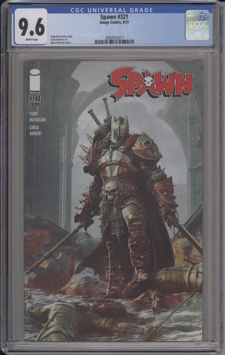 SPAWN #321 - CGC 9.6 - MEDIEVAL SPAWN - BJORN BARENDS COVER | eBay