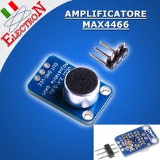 Max4466 Amplificatore Microfono Voice module Microphone Audio Amplifier Arduino