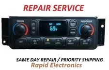 1997 - 2005 CORVETTE CLIMATE CONTROL HVAC A/C DISPLAY / SCREEN REPAIR SERVICE 