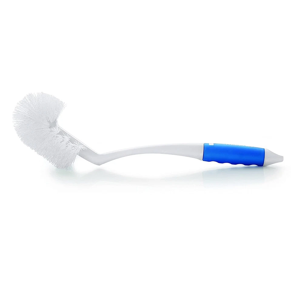 Kleeno Angular Toilet Brush with Storage (Blue and White) - Image 2 of 4