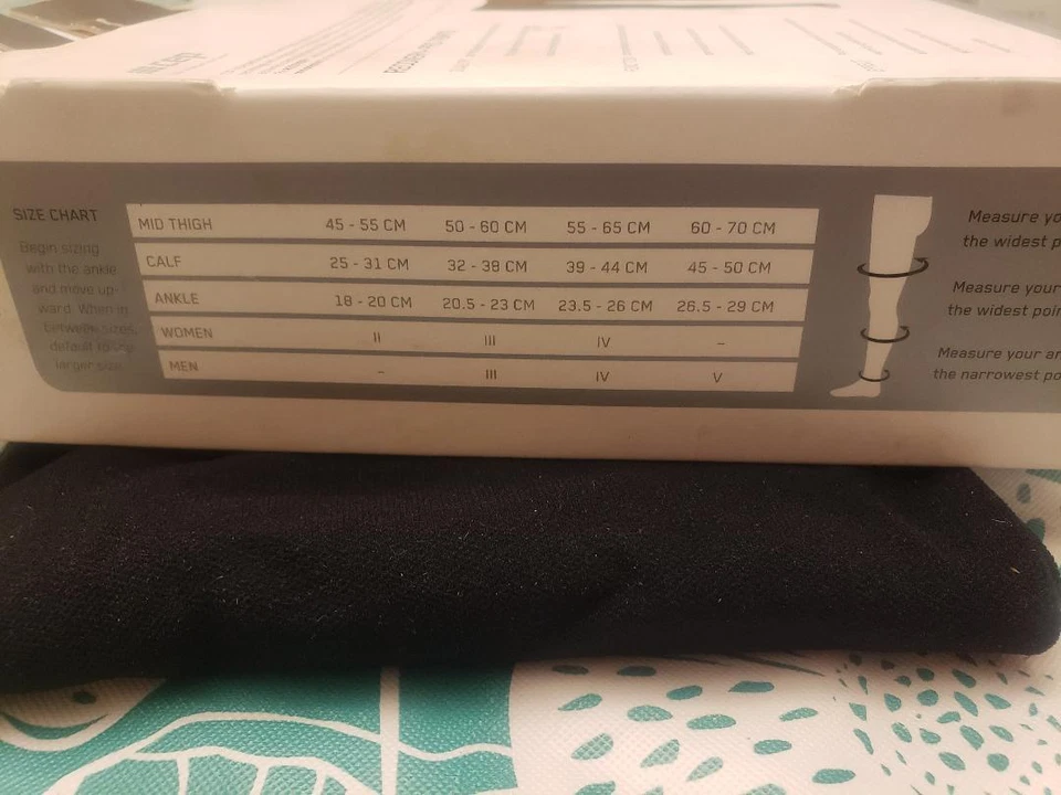 Cep Women's Black Recovery PRO Compression Tights Open Toe Pick Size - Image 3 of 3