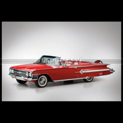 Photo A.027662 CHEVROLET IMPALA 348-280 HP SUPER TURBO-THRUST CONVERTIBLE 1960