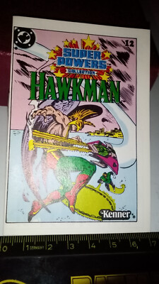 Superpowers Hawkman Minicomic Nr.12, deutsch,Kenner, 1984, Figurenbeilage,7x12cm