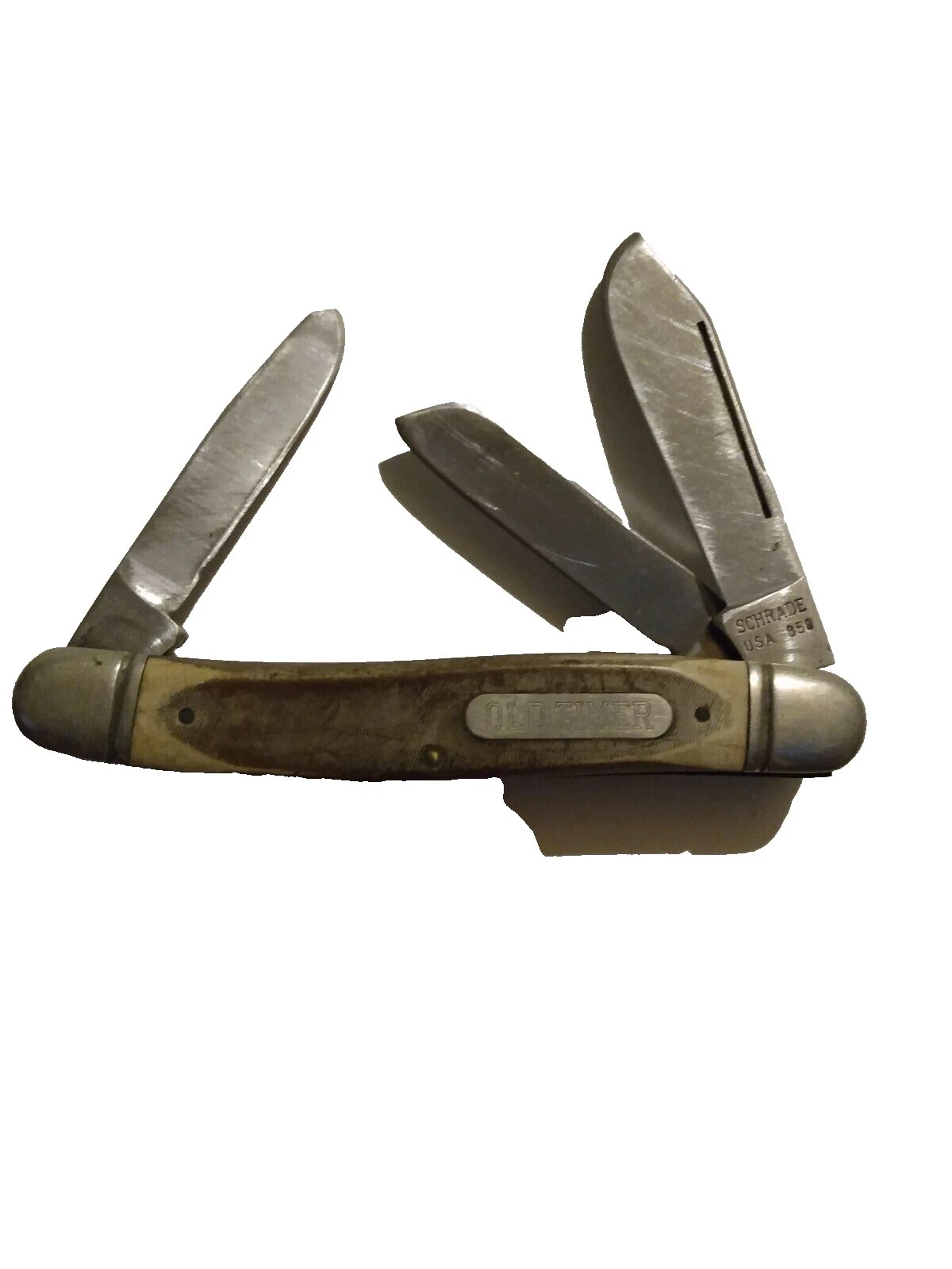 Коричневые коллекционные современные складные ножи с ручкой из нержавеющей стали Schrade