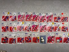 110 Lot Prims Cover Your Own Buttons Vtg 27 Cards Reusable Kits No Tools Needed