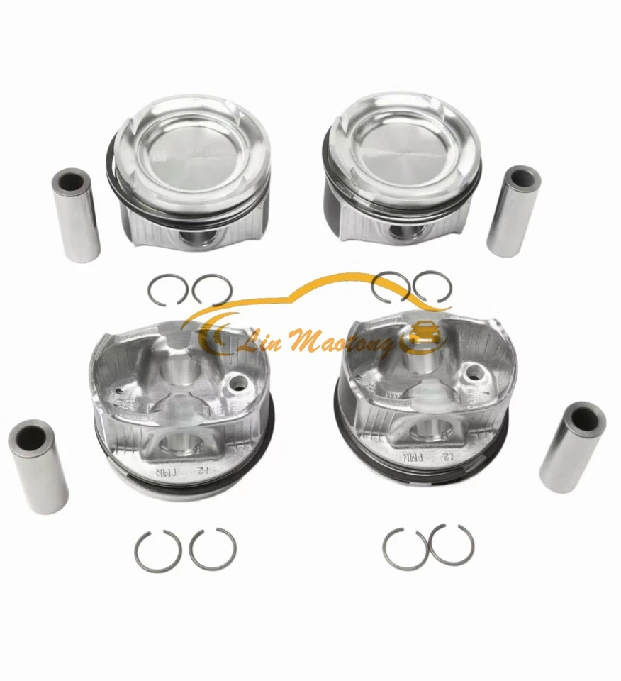 Engine Pistons & Rings Set STD For Mercedes-Benz C300 E300 W205 W213 M264 2.0 - Imagem 2 de 4