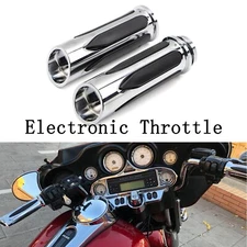 1" Electronic Throttle Hand Grips For Harley Road King Electra Glide FLHTCU FLHT