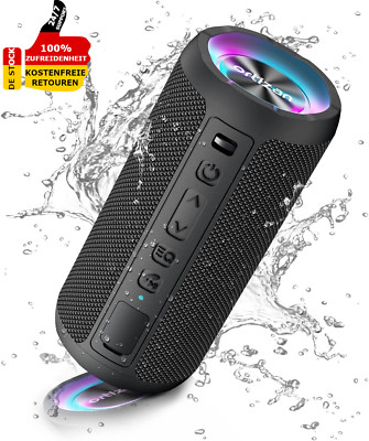Lautsprecher Musikbox Bluetooth Boxen IPX7 Wasserdicht 30H Box Mikrofon Speaker