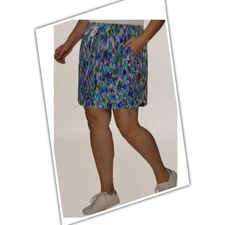 RBX Active Skort Womens Plus 1X Multicolor Abstract Athletic . Brand New.